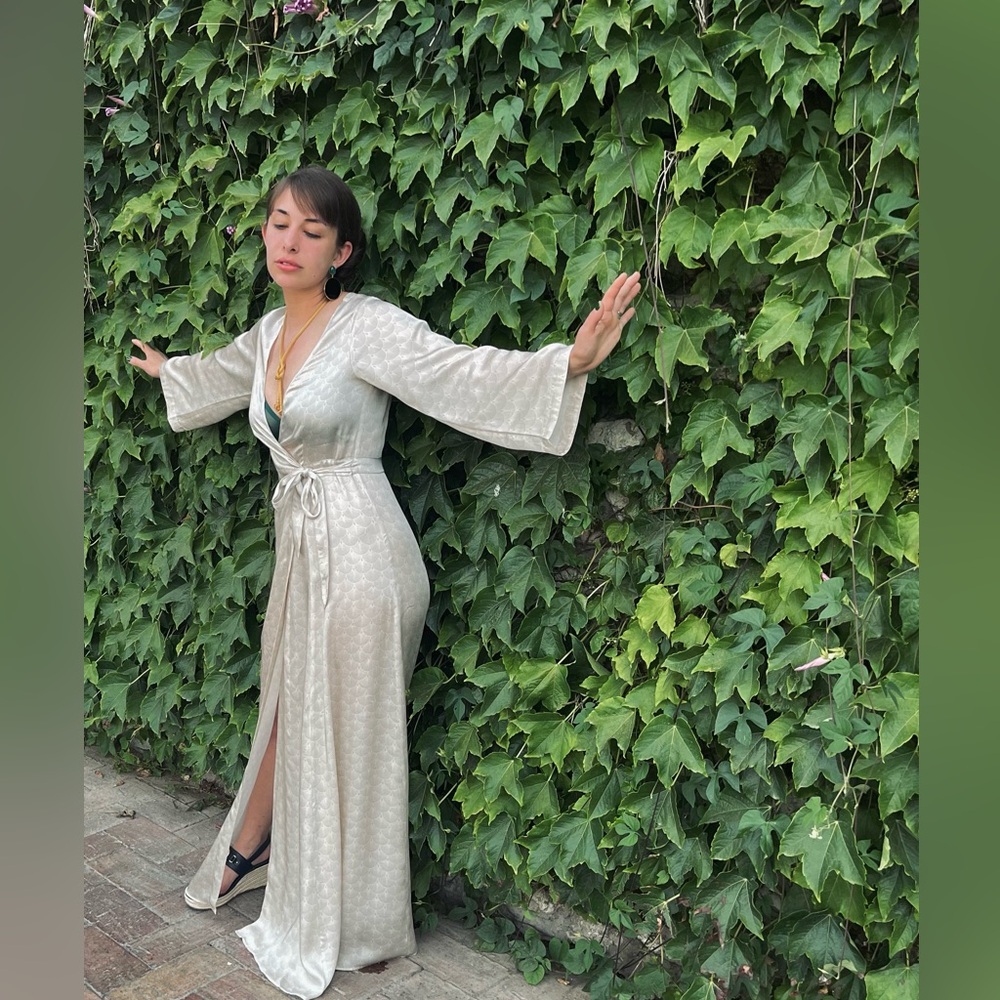 Marlea montecarlo satin wrap dress